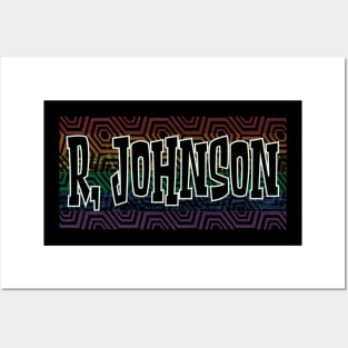 LGBTQ PATTERN AMERICA MENTOR JOHNSON Posters and Art